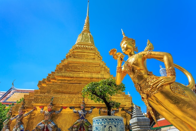 Wat Phra Kaeo-tempel Bangkok Thailand