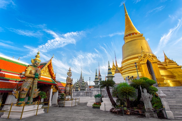 Wat Phra Kaew Ancient-tempel in Bangkok Thailand