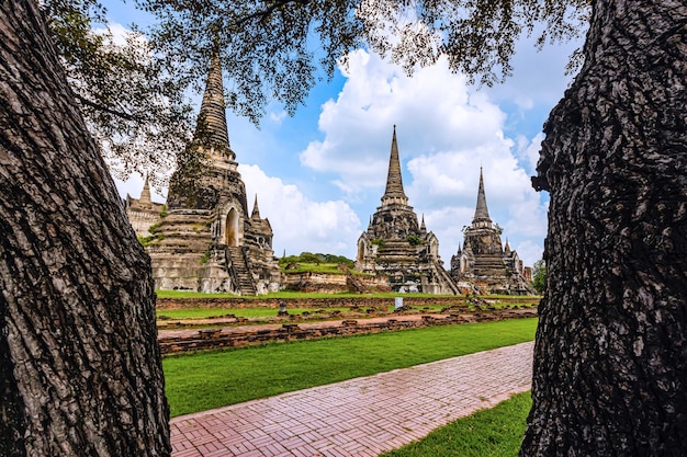 Wat Phra Si Sanphet in de provincie Ayutthaya, Thailand