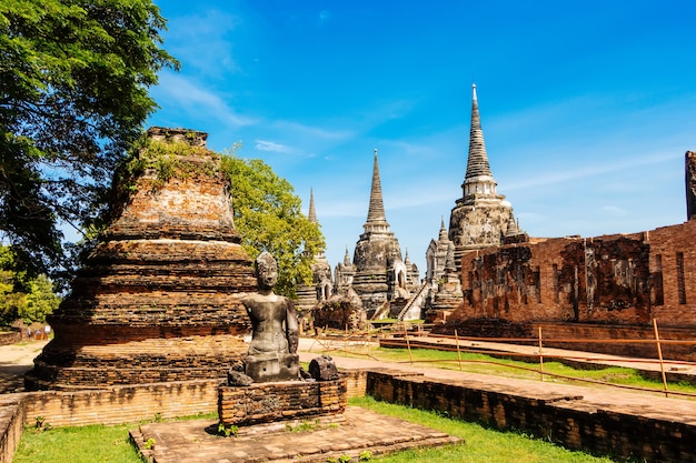 Wat Phra Si Sanphet - популярная туристическая достопримечательность в Аюттхая Таиланде.