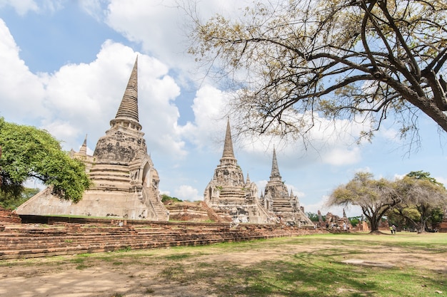 아유타야, 태국에서 와트 Phra Srisanphet입니다.