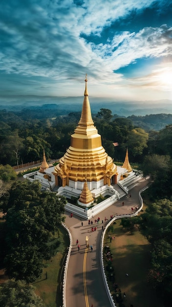 Wat phra that doi suthep in chiang mai thailand