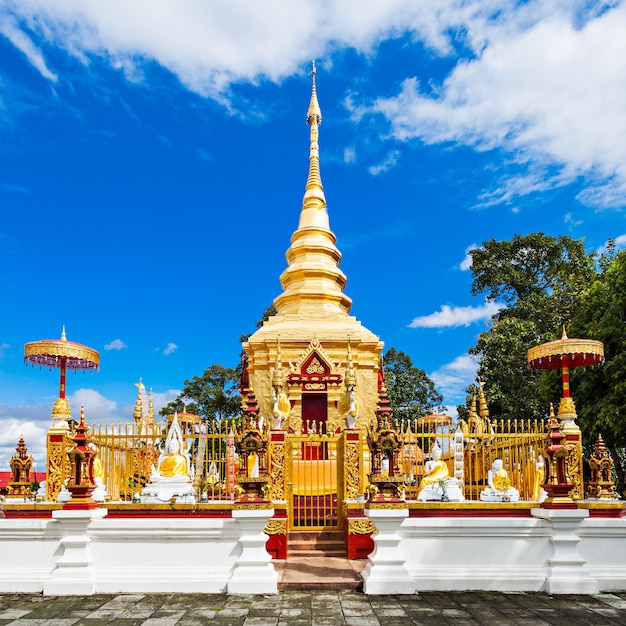 Wat Phra That Wai Dao (tempel van de zwarte schorpioen) in Mae Sai, Thailand