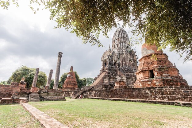 Wat Ratburana in Ayutthaya, Thailand.