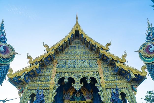 Wat Rong Suea Ten or Blue Temple