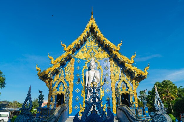 Wat Rong Suea Ten or Blue Temple