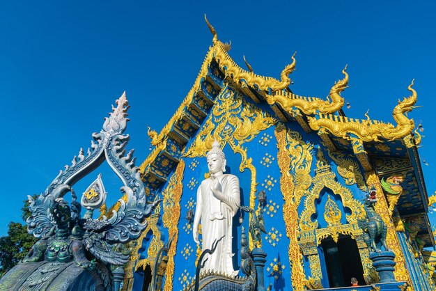 Wat Rong Suea Ten or Blue Temple