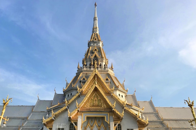 Wat Sothon Wararam Worawihan, de boeddhistische tempel in Chachoengsao in Thailand.