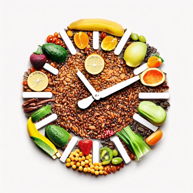 Watch composed of healthy foods such as vegetables legumes and fruits 2