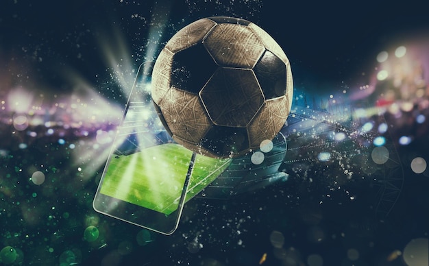 Watch a live sports event on your mobile device betting on football matches