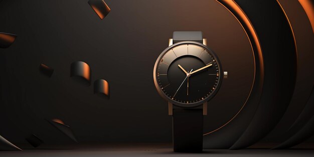 watch minimalism c4d best quality 8k