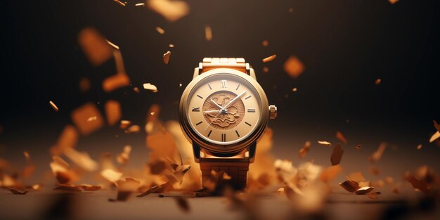 Photo watch minimalism c4d best quality 8k