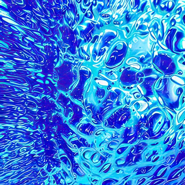Water abstract background liquid with bubbles