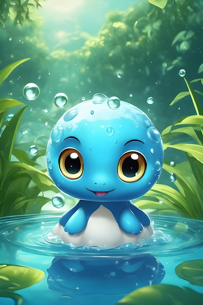 Water Baby Monster Element