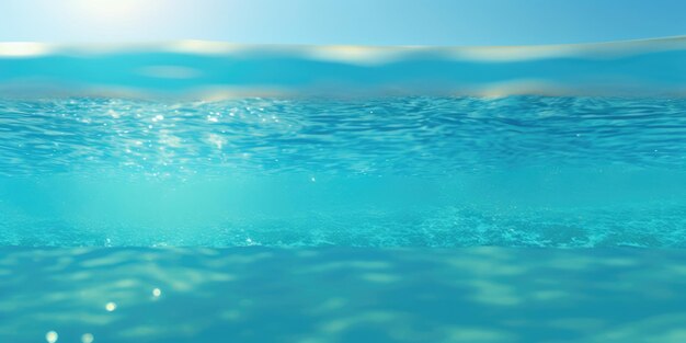 Photo water background clean aqua sea wave