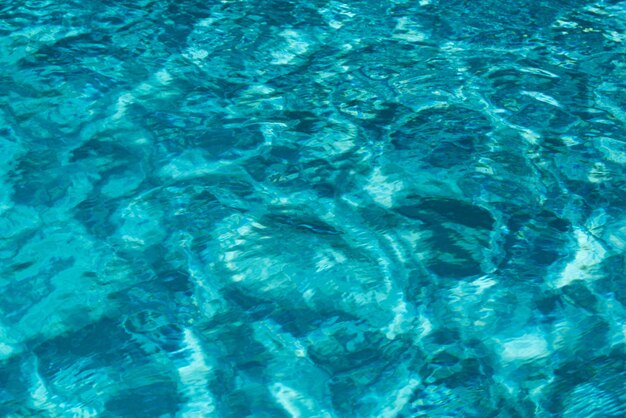 Water background ripple waves blue swiming pool pattern sea surface water in swimming pool with sun