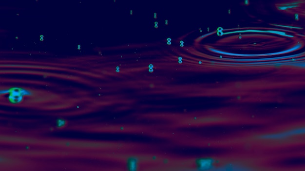 Water background with bubbles