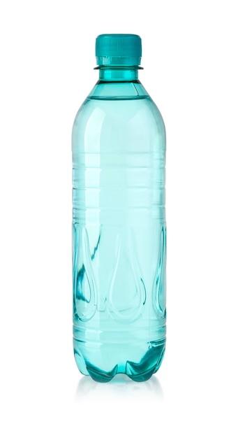 Water bottle isolated on white with clipping path