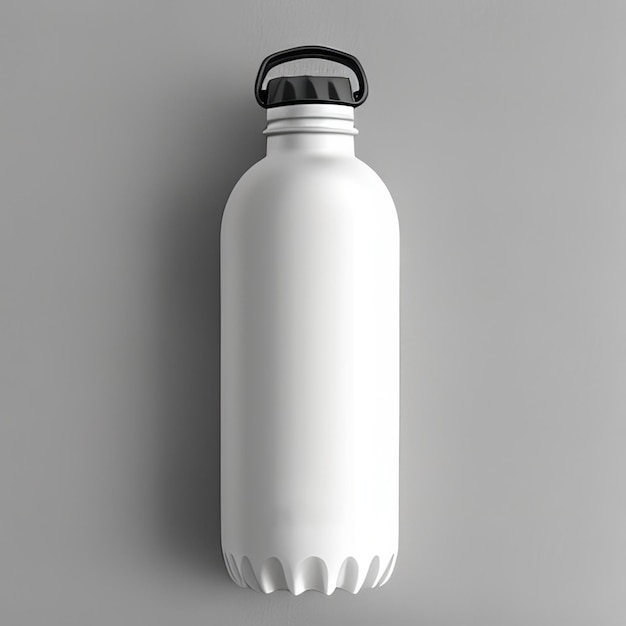 макет бутылки с водой пустой дизайн