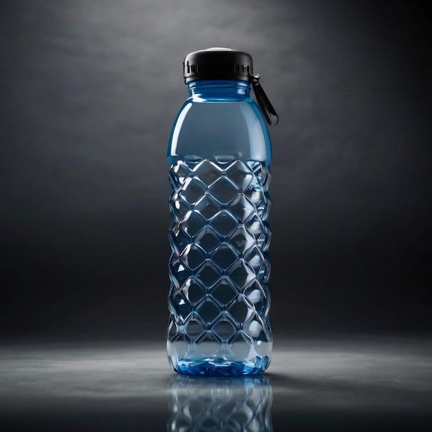 Photo a water bottle for product photography