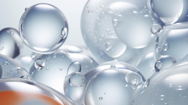 Water bubbles aquatic effervescence bubble symphony