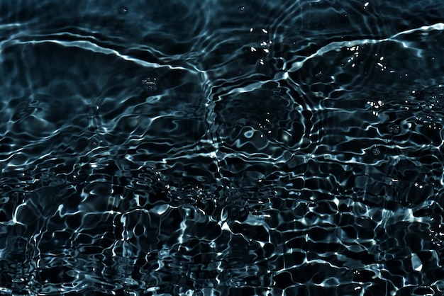 Water bubbles in a glass