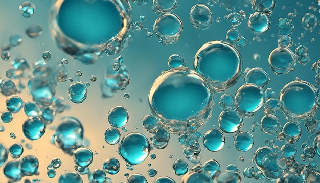 Water bubbles wallpaper background