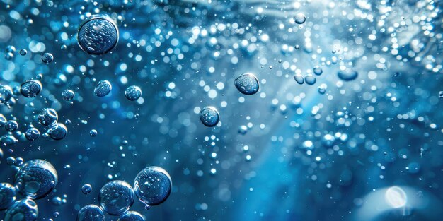 Foto bolle d'acqua