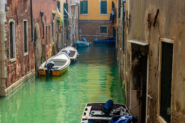 Water canals in Venice Italy