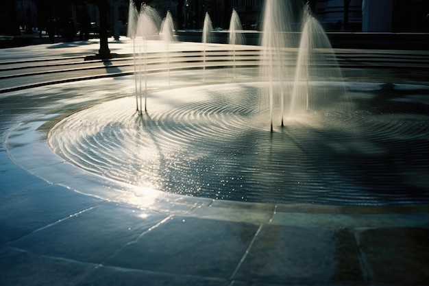 Водный парк город свет фонтан фоновый спрей природа на открытом воздухе летняя ночь городская красота