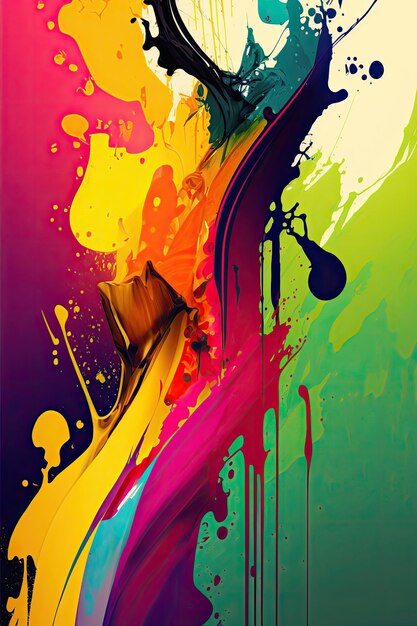 Photo water color abstract background made by aiartificial intelligence