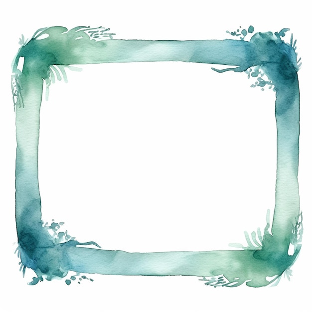 Photo water color frames floral