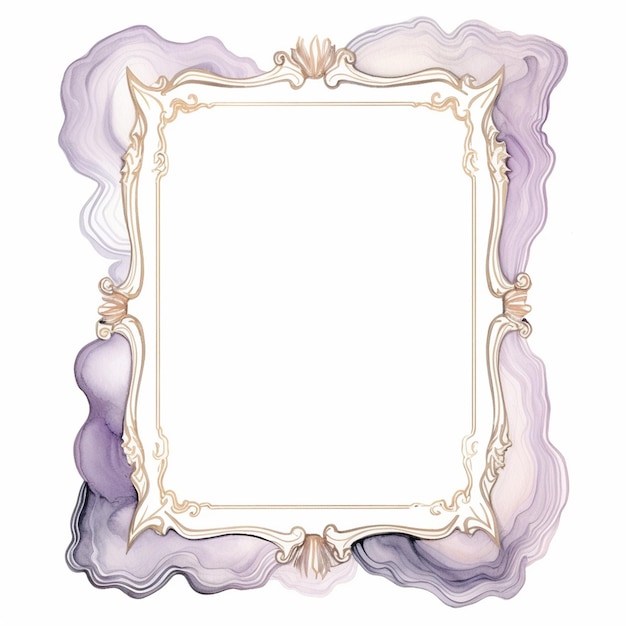 water color frames floral