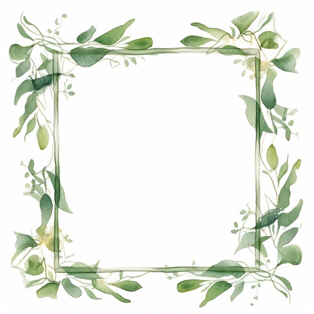 water color frames floral