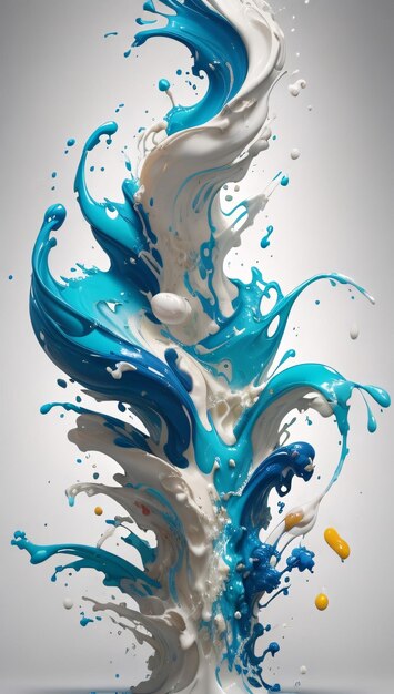 Water Color Paint Explosion Background