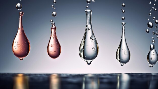 A water drop is shown in a photo