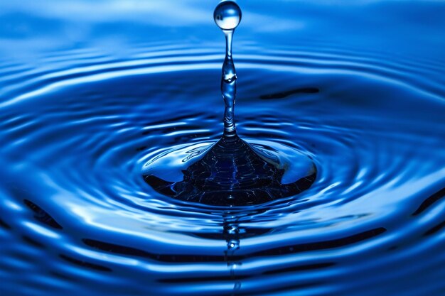 Water drop isolated