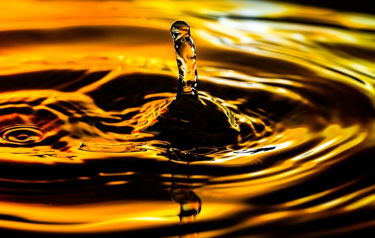 Фотография капля воды на апельсине