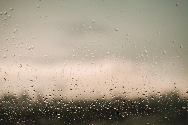 Water drop rain drop on glass wallpaper