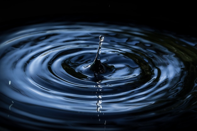 Water drop splash-kleur