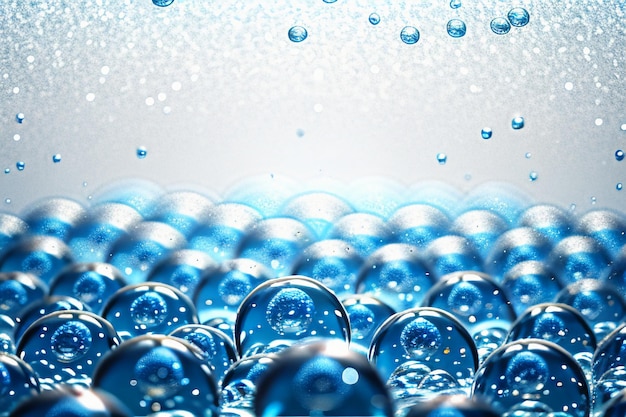 Water droplets bubble particles glossy business technology background design material wallpaper