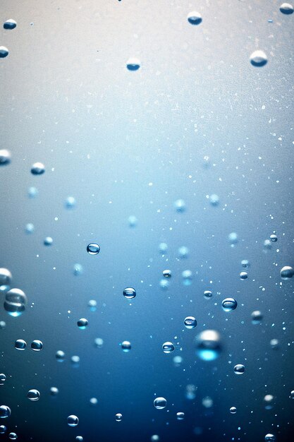 Water droplets bubble particles glossy business technology background design material wallpaper