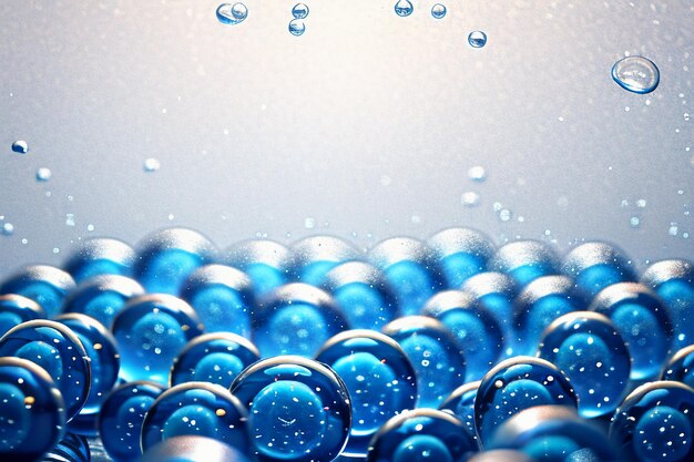 Water droplets bubble particles glossy business technology background design material wallpaper