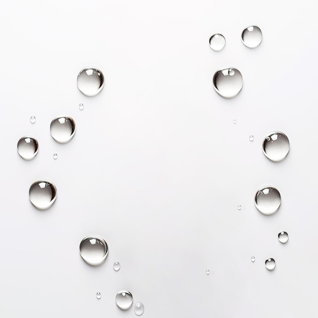 water drops background for cosmetic advertising