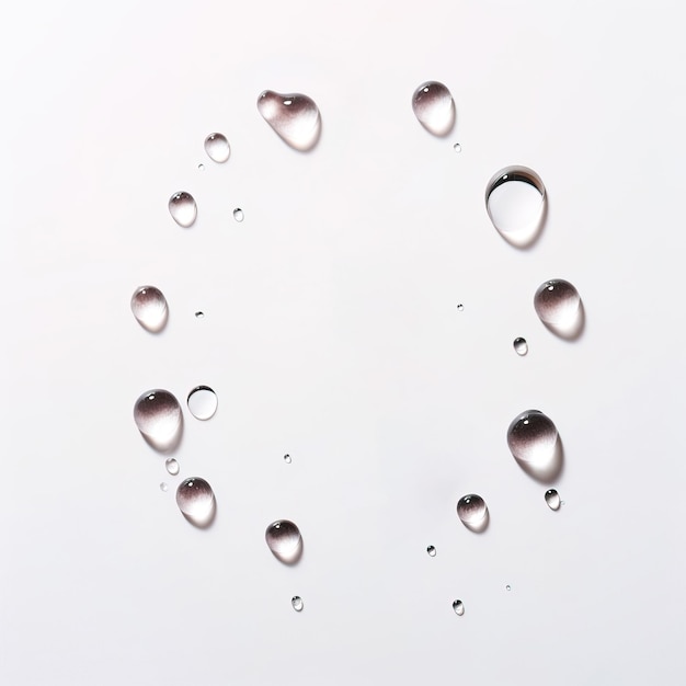 water drops background for cosmetic advertising