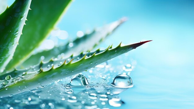 Water drops on a flower