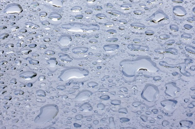 Water Drops on Glass