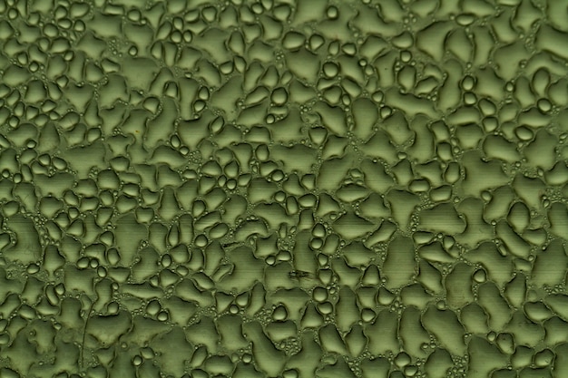 Water drops on metal texture