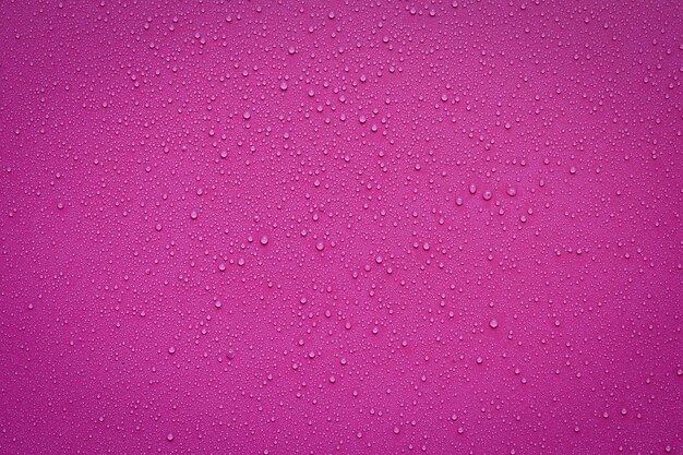 Water Drops On Violet Background