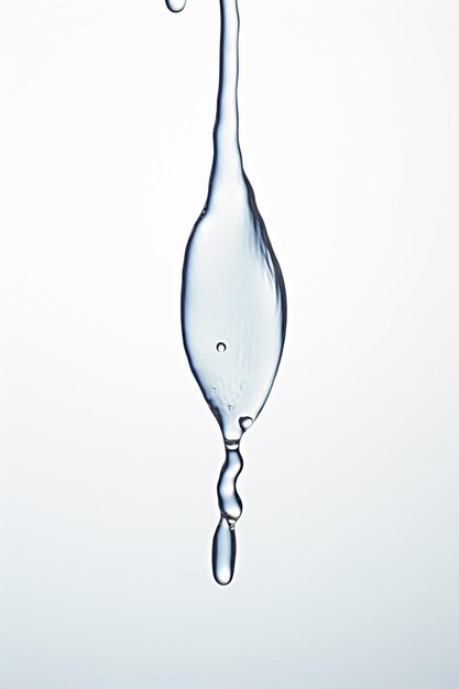 Photo water drops an white background